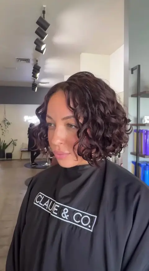 Curly haircut with defined natural texture — DevaCurl Advanced Stylist Rachel Charles, Phoenix.